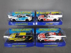 Scalextric - SuperSlot - 4 x Maserati Trofeo World Series cars in various liveries including #