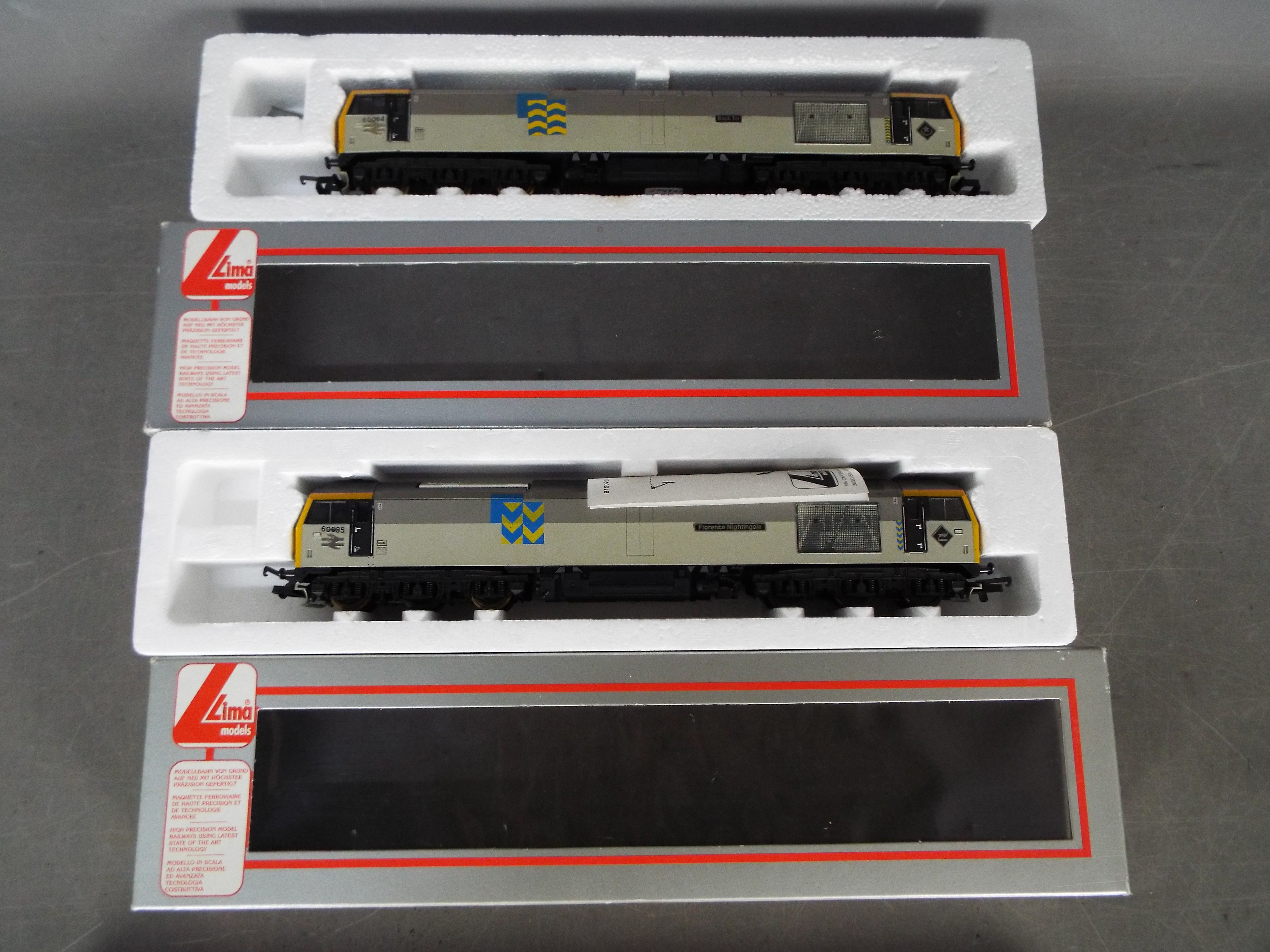 Lima -Two boxed OO gauge diesel electric locomotives by Lima. - Image 2 of 2