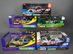 Scalextric - 5 x Nascar models including 3 x Pontiac Grand Prix's, and 2 x Chevrolet Monte Carlo's.