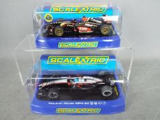 Scalextric - Two boxed Scalextric F1 slot cars. Lot includes C3620 McLaren Honda MP4-30 no.