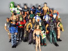 Hasbro, Action Man - A platoon of approximately 24 unboxed Modern Action Man figures by Hasbro.