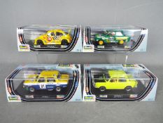 Revell - 4 x slot cars including Trabant 601, Fun Cup Beetle, 2 x Simca 1000 Rallye 2 models.