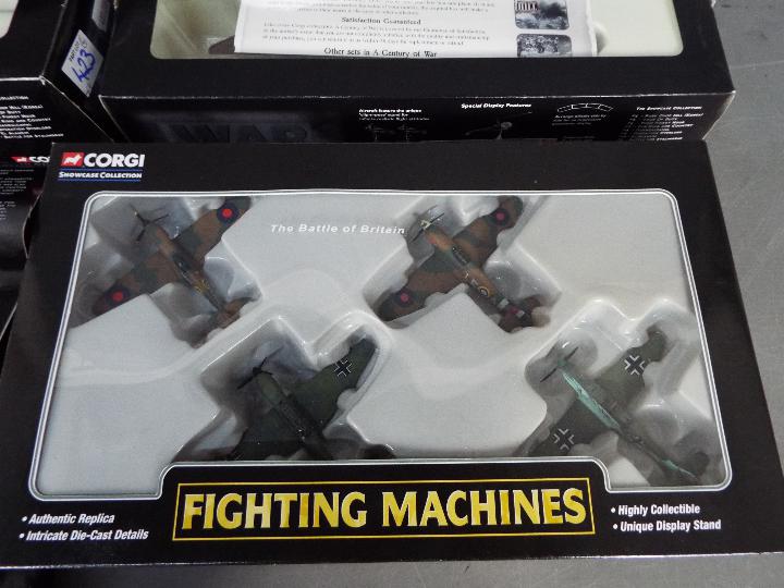 Corgi - Four boxed diecast model military vehicles and aircraft sets. - Image 4 of 6