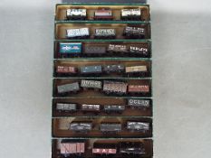 Dapol - Mainline - Aifix - Tri-ang - A mixed lot of 28 x wagons most with hand detailing in Fair to