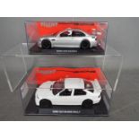 Flyslot - 2 x BMW 3 series racing models, # F21201 BMW 320 racing in white,