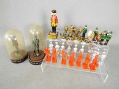 Toy Soldiers, Unconfirmed Makers - A collection of mainly painted white metal figures,