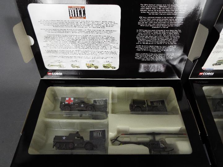 Corgi - Four boxed diecast model military vehicles and aircraft sets. - Image 3 of 6