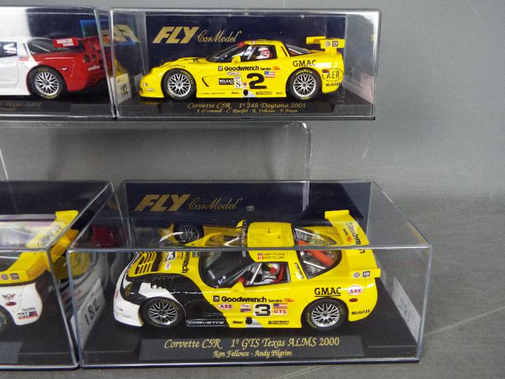 Fly - 5 x Chevrolet Corvette C5R models including # A122 2000 Le Mans car, # A123 2001 Daytona car, - Image 3 of 4