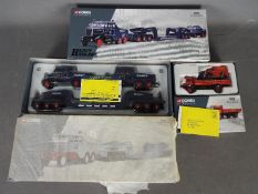 Corgi Heavy Haulage - A trio of boxed Corgi Heavy Haulage diecast model vehicles.