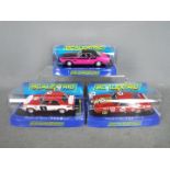 Scalextric - 3 x cars, Dodge Challenger T/A Six Pack in Panther Pink,
