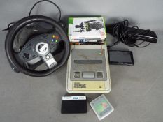 Sega - X Box 360 - Super Nintendo - Joy Tech - A mixed lot of computer gaming items including Super