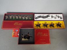 Britains - 3 x Crimean War sets including Butcher Jack set # 00263, 17th Lancers set # 3113,