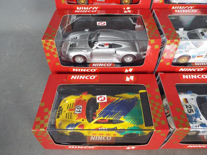 Ninco - 6 x Porsche 911 GT1 racing cars in various liveries including # 50175 Blue Coral, - Image 2 of 5