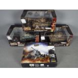 Forces Of Valour - 3 x WWII battle tanks and 1 x Flak Gun in 1:32 scale including 2 x # 80501