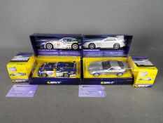 Scalextric - Mercedes SLR and Dodge Viper limited edition models.