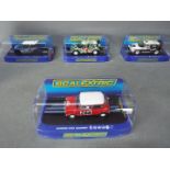 Scalextric - 4 x Mini Rally models including 63 Morris Cooper, 2012 Countryman WRC, 2013 Cooper S.