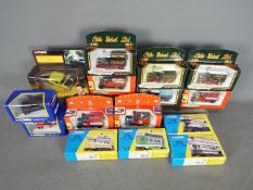 Corgi - A boxed grouping of 15 diecast model vehicles in various scales from Corgi.