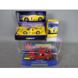 Scalextric - Ford GT40 and Ford RS200 limited edition models.