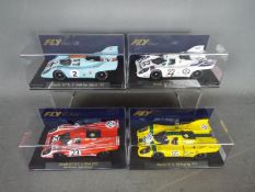 Fly - 4 x Porsche 917 K racing cars in various liveries including # C53 1970 Le Mans, # C52 Gulf,