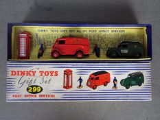 Dinky - Post Office Services Gift Set # 299 comprising Morris J Royal Mail van and Morris Z GPO