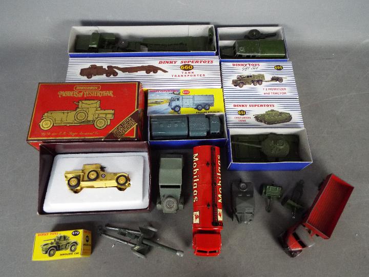 Dinky - Matchbox - A mixed lot of 9 x Dinky vehicles and 1 x Matchbox Yesteryear model including