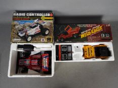 Two 1980's collectable radio controlled cars to include Matsushiro Turbo Blaster and Daishin 'Wild