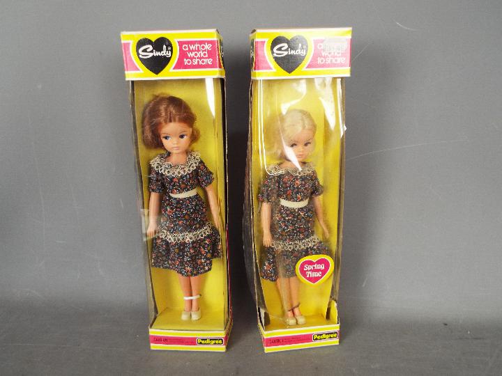 2 x boxed Pedigree Sindy Springtime dolls 1 x blonde 1 x brunette and a mint on card mix and match - Image 2 of 3