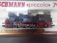 Fleischmann - A boxed Fleischmann #7078 N gauge 4-6-4 steam locomotive 78 246 in DB black livery.