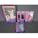 A boxed vintage Sindy doll Romance & Roses with 3 x mint on card lingerie outfits Fancy Free