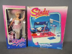 Sindy - boxed vintage Pedigree Sindy doll keeping fit fitness studio (incomplete) and boxed Ballet