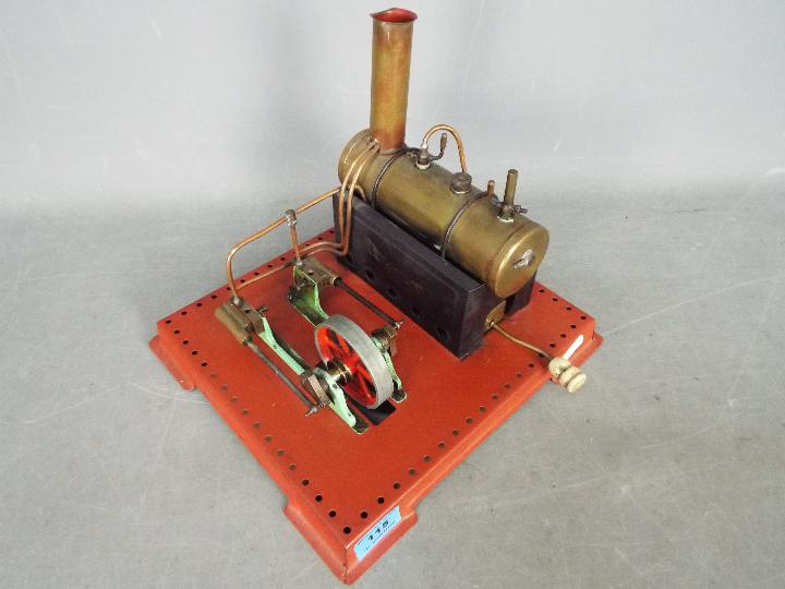 Mamod - An unboxed and unmarked stationary steam engine (possibly by Mamod).
