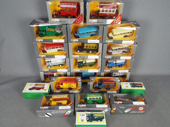 Corgi Classics - Over 20 boxed diecast Corgi Classic diecast model vehicles.