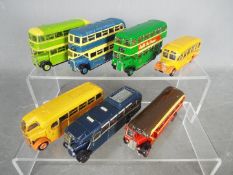 Ambrico, Westward - A fleet of seven built 1:76 scale white metal model buses.