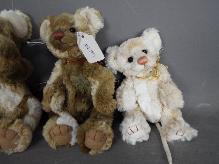 Charlie Bears - 4 x Bears by Alison Mills, Doc and 3 x Dickory's. #CB165117, #CB165116. - Image 3 of 3