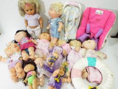 Cabbage Patch - A collection of 12 x Cabbage Patch dolls and 1 x other in various sizes.