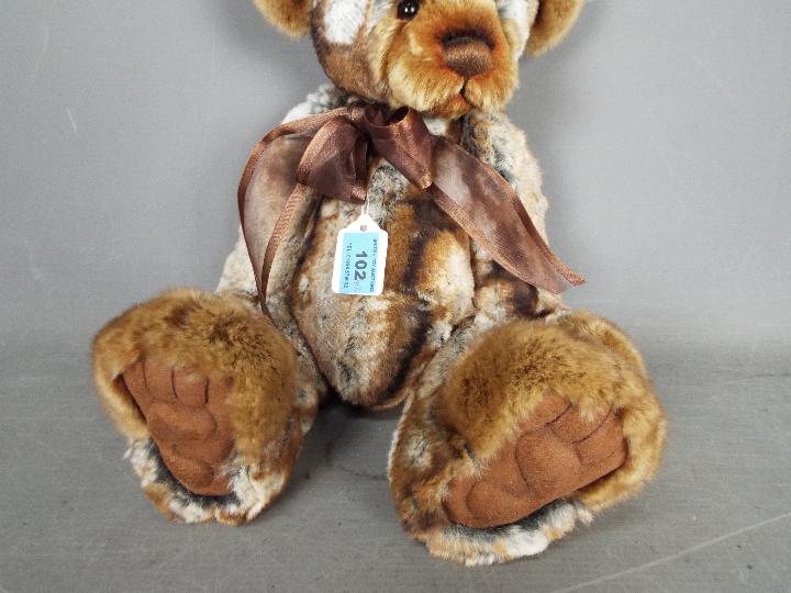 Charlie Bears - Bashful designed by Isabelle Lee in 2014 for the Plush collection. # CB141422. - Image 3 of 4