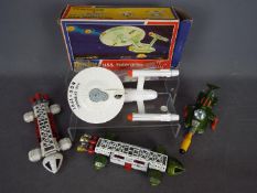 Dinky - A fleet of 4 x Dinky space craft including # 351 UFO Interceptor, # 359 Eagle Transporter,