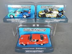 Scalextric - Three boxed Scalextric 1:32 scale slot cars.