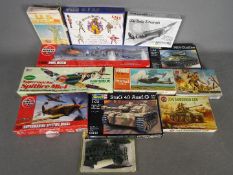 Airfix, Revell, Frog, Others - 12 boxed / carded model kits in various scales.