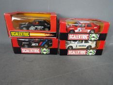 Scalextric - 4 x BMW E30 M3 slot cars in various liveries # 8340, # 4093, # 4092, # 4090.