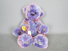 Charlie Bears - Pansy designed by Heather Lyell is from the 2013 Secret collection. # CB631297A.