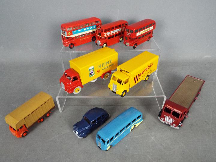 Dinky Toys, Budgie Toys - A collection of nine diecast model vehicles, mostly restored / repainted.