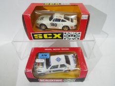 Scalextric - two 1:32 scale Scalextric cars comprising Scalextric BMW M.