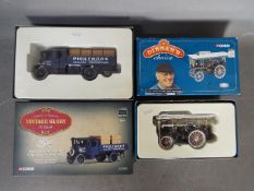 Corgi Vintage Glory of Steam Pickfords Foden steam wagon with crates together with Dibnah's Choice