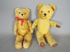 Teddy Bears - Two unboxed and unmarked vintage teddy bears.