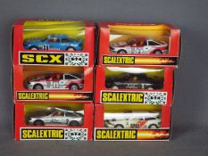 Scalextric - 6 x Toyota Celica slot cars in various liveries.