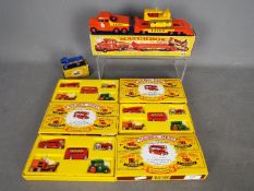 Matchbox - 5 x Boxed models including # K-8 Scammell Prime Mover and Transporter with Caterpillar