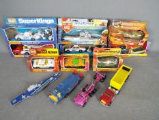 Matchbox - A group of 9 x boxed and 4 x loose models from the Super Kings and Sea Kings ranges and