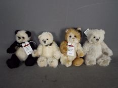 Charlie Bears - 4 x Minimo limited edition bears by Isabelle Lee in limited runs of 2000.