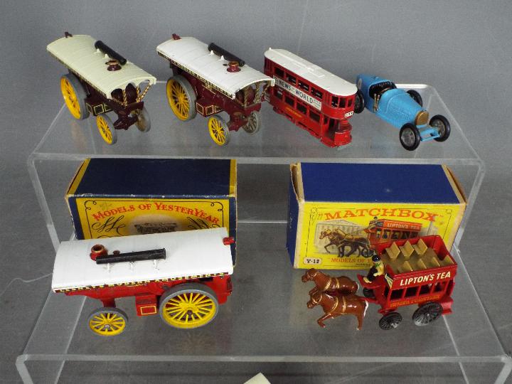 Matchbox Models of Yesteryear - A group of eight predominately unboxed diecast vintage Matchbox - Image 2 of 3